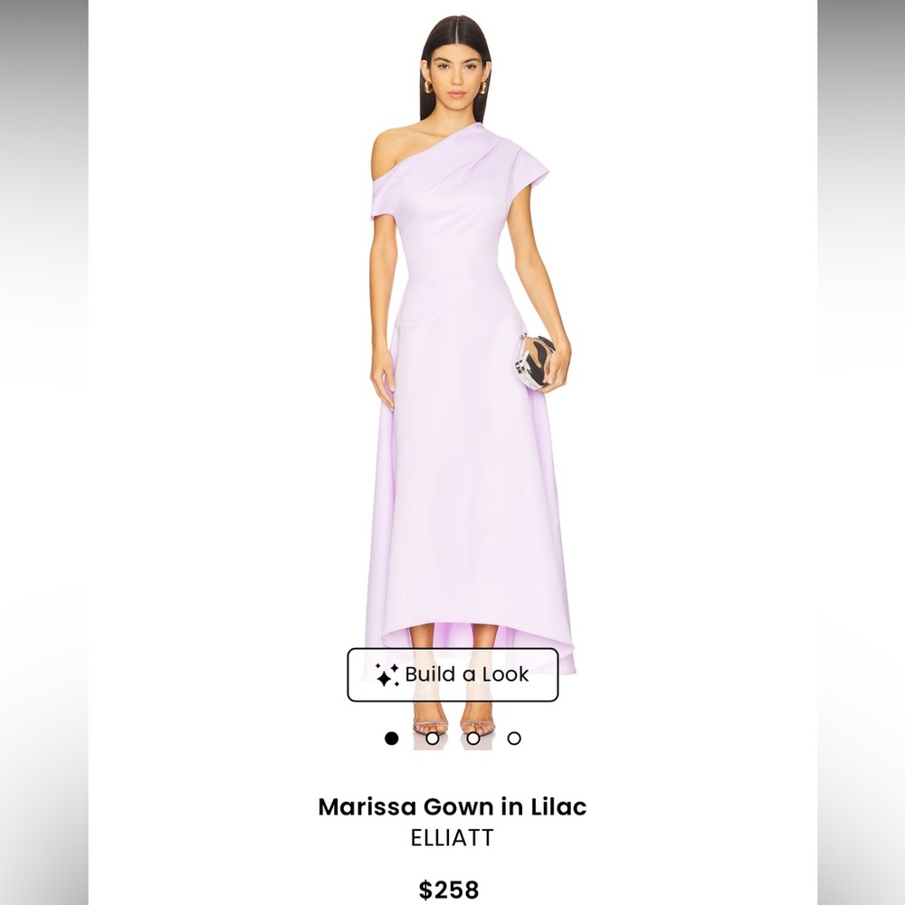 Elliatt Lilac One-Shoulder Dress